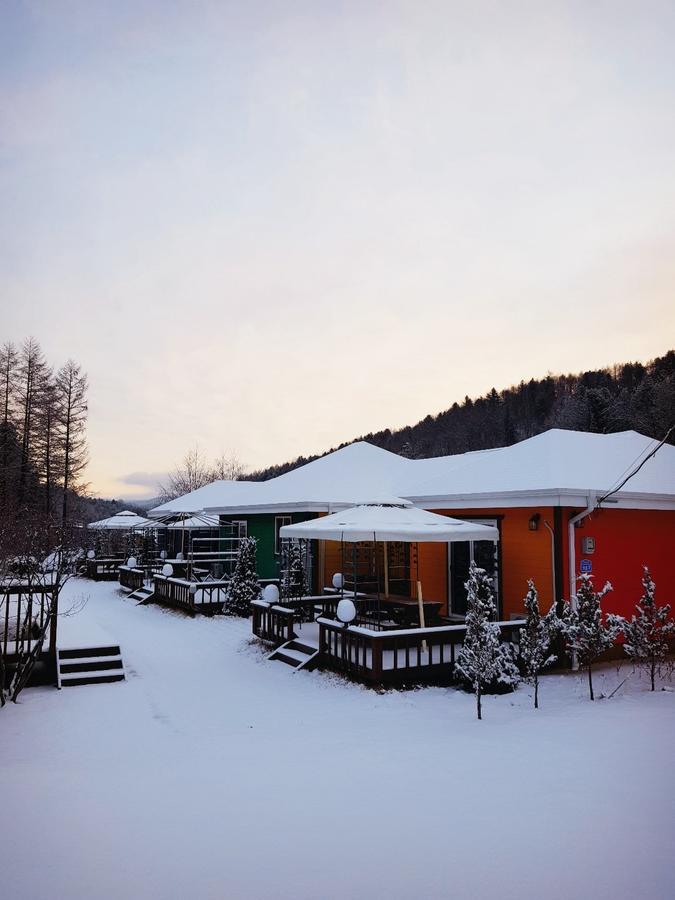 Rainbow Hwangto Pension Pyeongchang Bagian luar foto